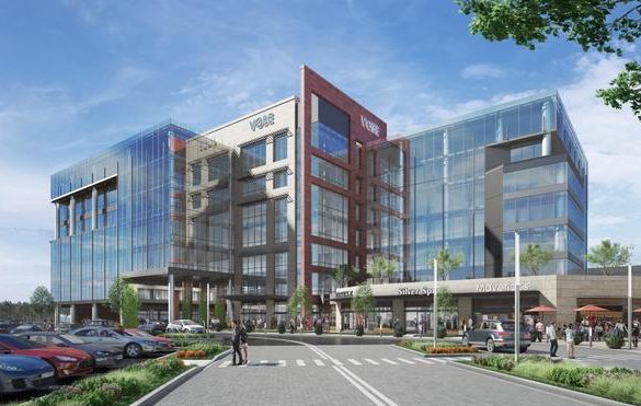 The Shops at Willow Bend Office Building Render